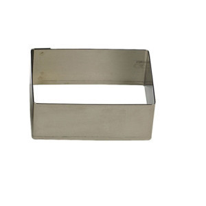 Rechthoekige Nonnetten Bakvorm Inox Gobel 240x120 mm