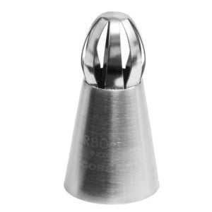 Roestvrijstalen bolvormige spuitmond Gobel 22 mm - Professioneel banketbakkersaccessoire