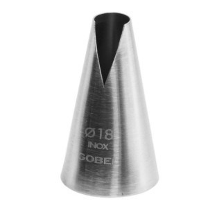 Saint-Honoré spuitmond Inox ⌀ 18 mm Gobel - Professionele kwaliteit