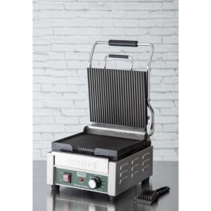 Grill Panini Waring: Geribbelde Gietijzeren Platen - Snelle Verwarming