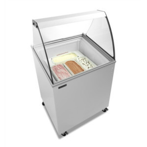 Vitrine à Crème Glacée - TEFCOLD 176 L : Valorisez vos glaces