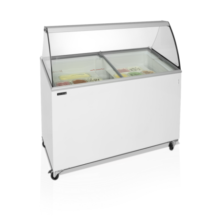 Vitrine à Crème Glacée TEFCOLD - Stockage Optimal & Présentation Élégante