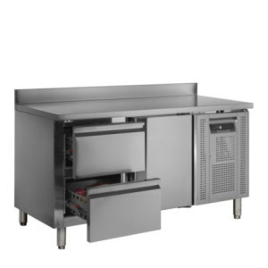 TEFCOLD 282L refrigerated counter stainless steel & GN1/1 drawers