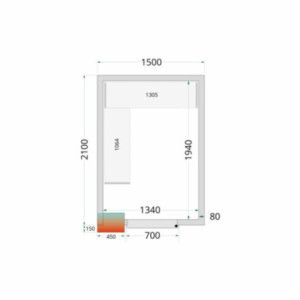 TEFCOLD Cold Room Panel 1500x2100 mm - Optimal insulation for efficient preservation