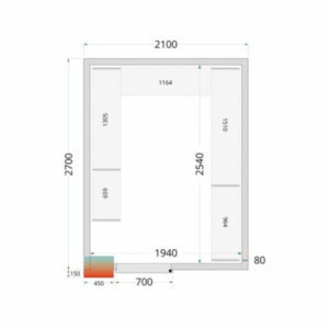 Panneau Chambre Froide TEFCOLD 80mm - Isolation Qualité