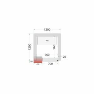 Cold Room Panel 1200x1200x2200 mm TEFCOLD: Optimal Preservation & Efficient Insulation