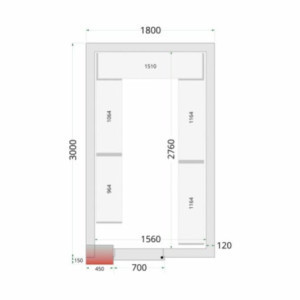 Tafel für Kühlraum TEFCOLD: Optimale Isolierung & einfache Montage.