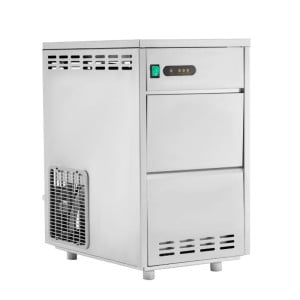 Crushed Ice Machine 30 Kg - Dynasteel: Leistungsstarke Performance und Edelstahl-Design