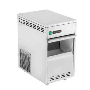 Crushed Ice Machine 30 Kg - Dynasteel: Leistungsstarke Performance und Edelstahl-Design