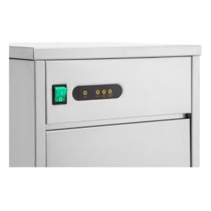 Holvormige IJsblokjesmachine 24 kg Dynasteel - Professionele Prestaties