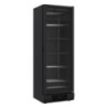 Black Negative Refrigerated Cabinet - Glass Door - 382L - CombiSteel