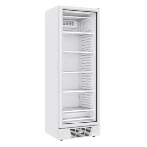 Armoire Réfrigérée Négative Blanche - 1 Porte Vitrée - 382 L - Combisteel - Congélateur Professionnel