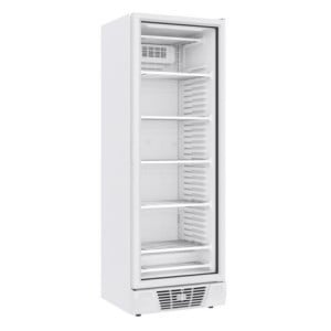 White Negative Refrigerated Cabinet - 1 Glass Door - 382 L - Combisteel - Professional Freezer