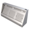 Complete Wall Hood 2400mm Stainless Steel Led Dimmer - Air Quality