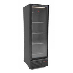 Positive Refrigerated Cabinet with Glass Door-Black 550L CombiSteel: Optimal Temperature