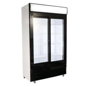 Vitrine Réfrigérée à Boissons 2 Portes Vitrées - 750 L - CombiSteel