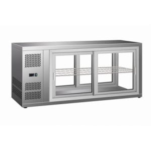 Refrigerated Pastry Display Case 150L - CombiSteel | Ventilated Cooling & LED Lighting