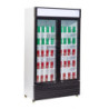 Refrigerated Beverage Display Case 2 Glass Doors - 750 L - CombiSteel