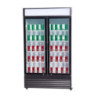 Refrigerated Beverage Display Case 2 Glass Doors - 750 L - CombiSteel