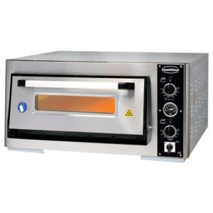 Pizzaofen mit 1 Kammer - 6 Pizzen - 400 V - CombiSteel