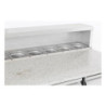 Refrigerated Pizza Cabinet with 3 Doors - CombiSteel: Optimal storage for pizza ingredients