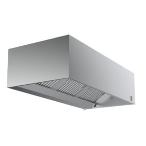 Complete Cubic Wall Hood - 1200 mm - With Motor, LED, and Dimmer - CombiSteel