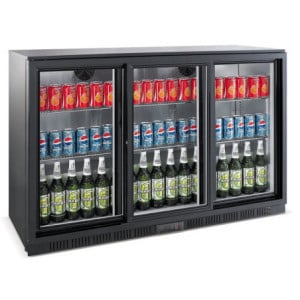 Refrigerated Back Bar with 3 Sliding Doors - 330 L - CombiSteel