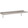 Etagère Murale en Inox avec Support - L 1200 x P 300 mm - CombiSteel