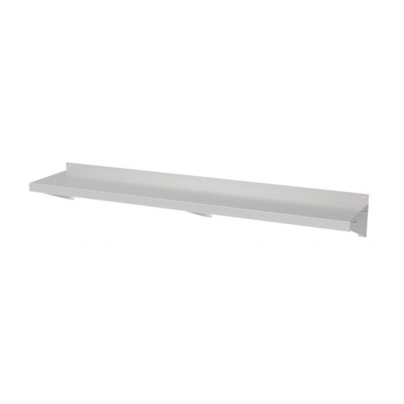 Stainless Steel Wall Shelf Brackets - Robust and Aesthetic - 1400x300 mm Combisteel