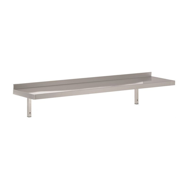 High-quality stainless steel wall shelf for professional kitchen