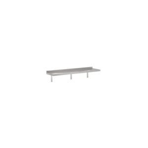 Stainless Steel Wall Shelf with Support - L 2000 x D 400 mm - CombiSteel