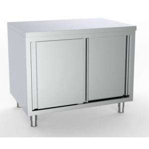 Stainless Steel Low Cabinet with 2 Swing Doors - Superior quality for professional kitchen