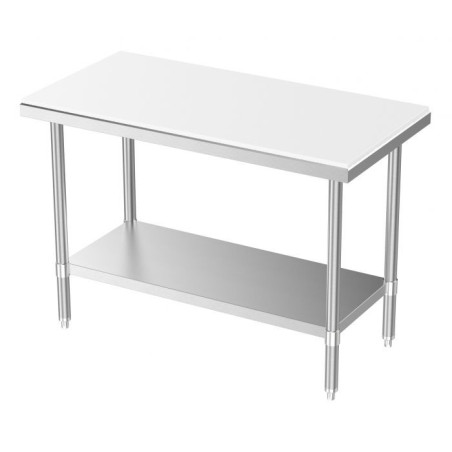 Cutting Table with Removable Shelf - Combisteel 1000x700 mm