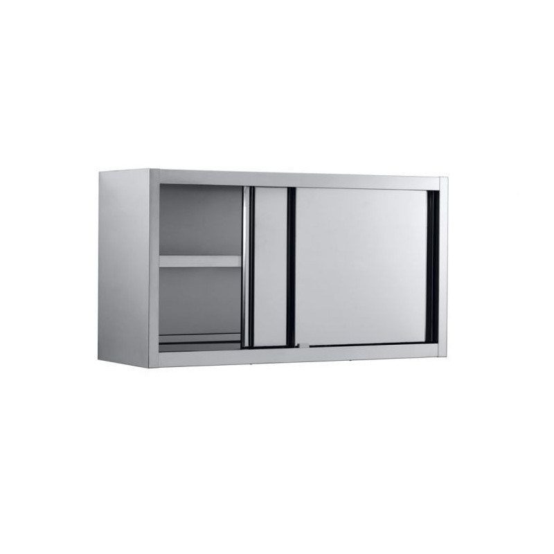 Armoire Murale Inox Portes Coulissantes CombiSteel - Rangement Efficace