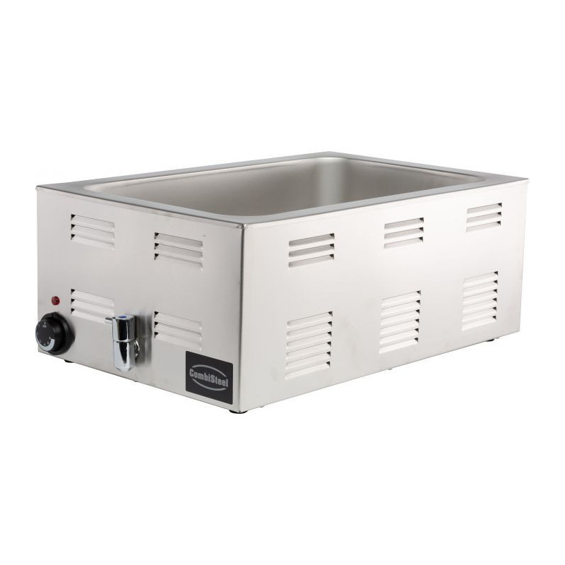 Bain-Marie met Aftapkraan - GN 1/1 | CombiSteel: Homogene en betrouwbare verwarming