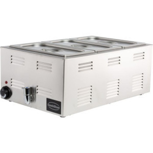 Bain-Marie mit Ablasshahn - GN 1/1 - CombiSteel