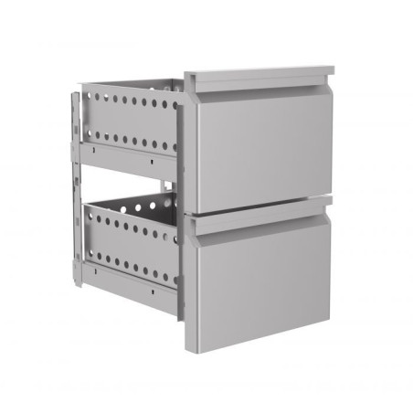 Block 2 Drawers Monobloc CombiSteel | Optimized Refrigerated Storage