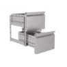 2 GN Drawer Block for Refrigerated Table - Professional Storage Solution