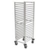 Clearing Trolley with Trays - 600 x 400 - CombiSteel