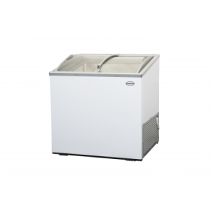 198 L Glass Chest Freezer CombiSteel Professional