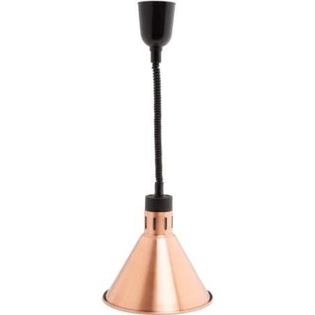 Conical bronze heat lamp - Combisteel: power 250W.