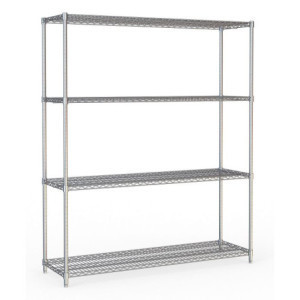 Etagère 4 Niveaux Démontable - L 1500 x P 450 mm - CombiSteel