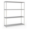 4-Tier Detachable Shelf - Chrome Steel - Combisteel