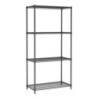 4-Level Detachable Shelf Black - L 900 x D 450 mm - Combisteel 7530.0025