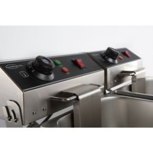 Electric Deep Fryer - 2 x 6 L - CombiSteel