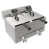 Electric Countertop Fryer - 2 x 8 L - 2 x 3000 W - CombiSteel