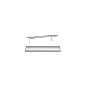 Barred Wall Shelf with Support - L 1000 x D 300 mm - CombiSteel