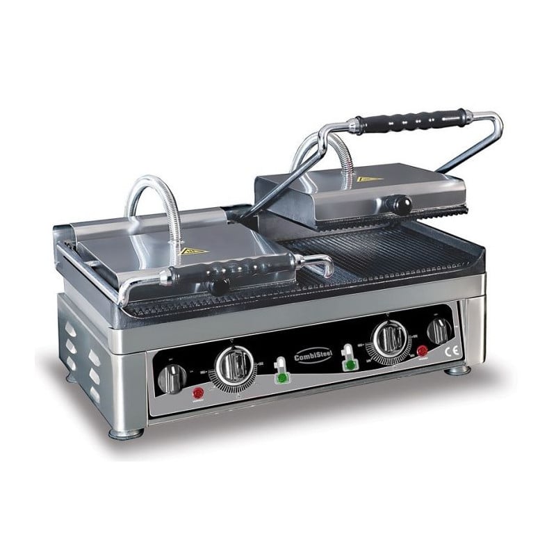 Grill Panini Double Professionnel - Combisteel Rainuré