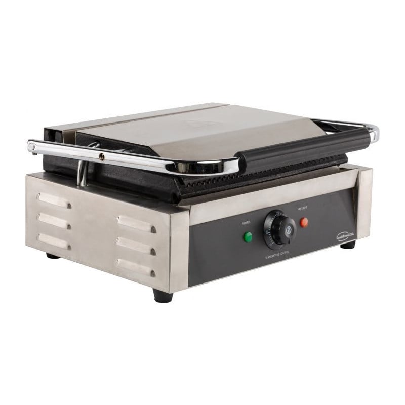 Grill Panini Contact Simple Plaques Geribbeld CombiSteel