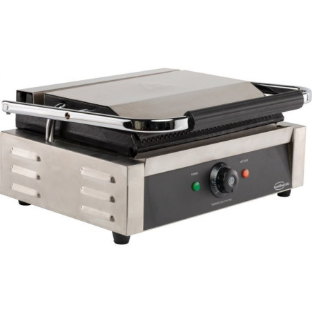 Grill Panini Contact Simple Plaques Geribbeld CombiSteel